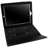 Tasche mit integrierter Bluetooth Tastatur QUERTZ schwarz für