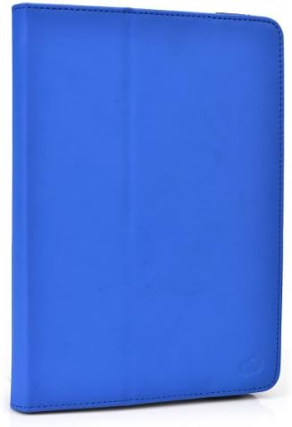 Icarus Illumina HD PVC Cover Case Folio Stand with Soft Grip Clips - Universal Style fits Most 8" Devices | Artesian Water Blue