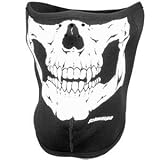 SCHAMPA FLEECEPRENE HALF MASK - SKULL (SKULL)