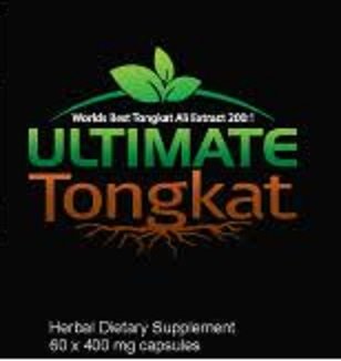 ULTIMATE TONGKAT, Indonsian 200:1 Tongkat Ali Root Extract, Herbal Testosteron booster, Longjack, 400mg, 60 Capsules Best Price on Amazon.