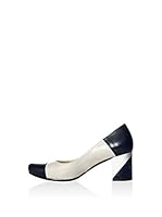 Lisa Minardi Salones (Gris / Azul Marino)