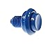 Game Room Guys Blue Cabinet Flipper Button 1-1/8