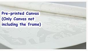 Sakura DiyOilPaintings Paintworks Paint By Number 23.62"x47.24", Wealth and Good Fortune, Peacock(Unframe)