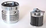 K&P oil filter S-4 Chrome billet high performance