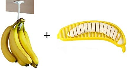 Banana Accessory Bundle - (1) Banana Slicer & (1) Banana Hook