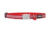 Red Dingo Union Jack Flag Patterned Cat Collar, 12 mm, Neck Size 20 - 32 cm