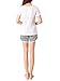 VENTELAN Women's Cute Zebra Sleepwear Short Sleeve Pajamas Casual Summer Nighty