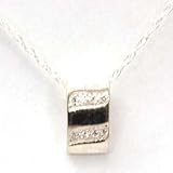 925 Silver Modern Design Pendant on 18 Chain by TOC