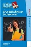 L&Uuml;K mini. Grundschulwissen Sachrechnen. Gr&ouml;&szlig;en, Tabellen, Geometrie