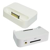 IPHONE 3GS DOCKING STATION IN WHITE - CHARGE & SYNC YOUR IPHONE - HIGH QUALITY