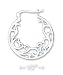 Sterling Silver 1 Inch Tube Hoop Earrings