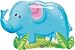 Happy Elephant 33 Inch Foil Balloon