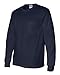 Gildan Men's Ultra Cotton Long Sleeves Pocket T-Shirt_Navy_2XL