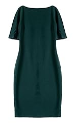 Spring Summer Fall Winter Knee Length Round Neck General Print Elbow Length Sleeves Bodycon Dress/Midi Dress 