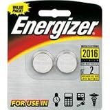 Energizer Watch/Electronic Batteries, 3 Volts, 2016, 2 batteries