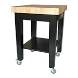 International Concepts WC19-2424 Dining Essentials RTA Kitchen Island in Bl ....