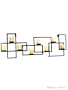 8 Candle Holder Geometric Wall Sconce Art / Modern Decor