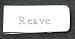 Money clip with engraved name: Reave