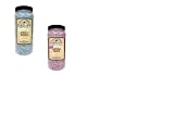 Village Naturals Therapy Stress & Tension Mineral Bath Soak 20 Oz & Restless Nights Mineral Bath Soak 20oz