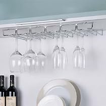 Neu Home 1876 Organize It All Large Chrome Stemware Holder