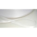 Kel-Toy Double Face Satin Ribbon, 1/4-Inch by 100-Yard, White