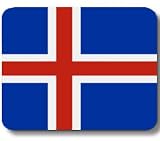 Iceland Icelandic Flag Mousepad Mouse Pad Mat