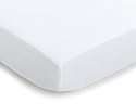 Julius Z&ouml;llner 8330013100 - Spannbetttuch Jersery f&uuml;r die Wiege, Gr&ouml;&szlig;e: 90 x 40 cm, Farbe: wei&szlig;
