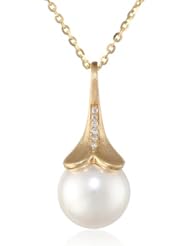 TARA Pearls White Freshwater Pendant Necklace, 18"