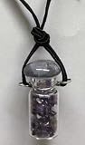 Treasure Bottle Necklace, 1 1/2" glass vial (JBNEC)