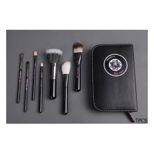 Mac 7pcs Hello Kitty Brush Set with Leather Pouch