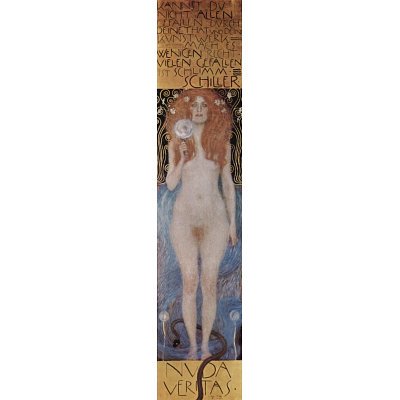 Gustav Klimt (Naked Truth, Nuda Veritas) Art Poster Print - 13x19