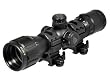 UTG 3-9x32 Compact CQB Bug Buster AO RGB Scope with Med. Picatinny Rings, 2 Sunshade