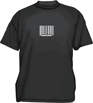 BARCODE Scanner Logo Men's tee Shirt in 12 colors Small thru 6XL