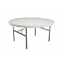 Lifetime, 5' Round Table,  60" Round Molded Top, White Granite color finish