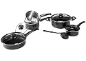 Basic Essentials 13 piece Commando Cookware Set, Charcoal