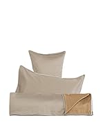 Rivolta Carmignani Juego De Funda Nórdica Sateen 300TC (Barro/Marrón Claro)