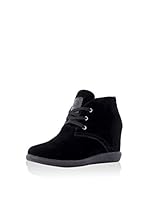 VLÖD Botines de cordones Cuña (Negro)
