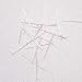 Head Pin, silver plated, 25mm - pack of 25