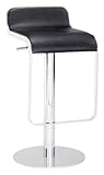 Zuo Modern Furniture Design Equino Barstool Black Leatherette 301111