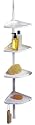 Telescopic Shower Corner, Compact, white, 145-265 cm