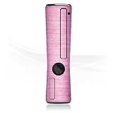 Design Skins for Microsoft Xbox 360 Slim Faceblade - Shiny Metal - Pink Design Folie