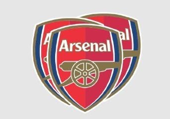 Arsenal FC Soccer Football Vinyl Decal Sticker (set of 3)