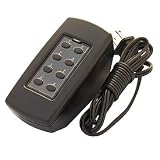 Simply Automated US28OTP-BK 8-Button Tabletop Pedestal Controller, Black