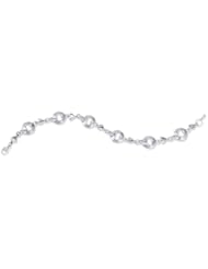 Sterling Silver Hearts of Promise Link CZ Bracelet - 7.5 Inch