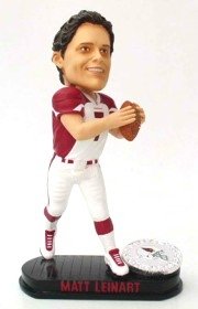 Arizona Cardinals Matt Leinart Forever Collectibles Black Base Edition Bobble Head