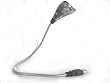 USB 2.0 LED Black Laptop PC Mac Notebook Light Travel Size ***BONUS ITEMS INCLUDED - LED FLASHLIGHT KEYCHAIN & MICROFIBER OPTICAL CLOTH***