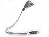 USB 2.0 LED Black Laptop PC Mac Notebook Light Travel Size