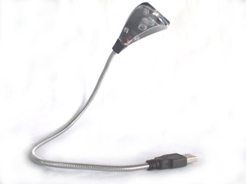 USB 2.0 LED Black Laptop PC Mac Notebook Light Travel Size