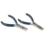 2 Plier Flat Half Round Memory Wire Bending Loop Tool