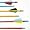 Economy Cedar Wood Arrows (Pack of 12) from Cajun Archery